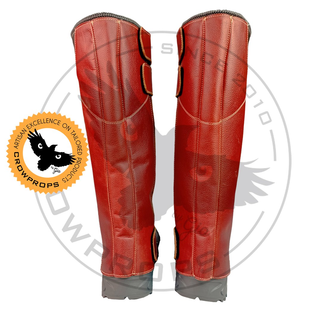 Boba Fett Long Boots, Gaiters and Toe Armor (from Book of Boba